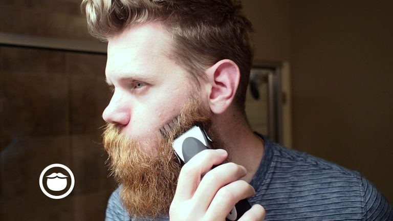 How to Cut Beard With Trimmer