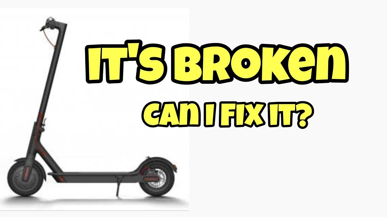 How to Fix a Broken Electric Scooter