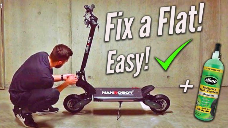 How to Fix a Flat Tire on an Electric Scooter