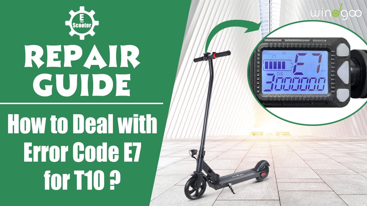 How to Fix E7 Error on Electric Scooter