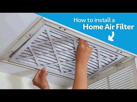 How to Install Air Conditioner Filter