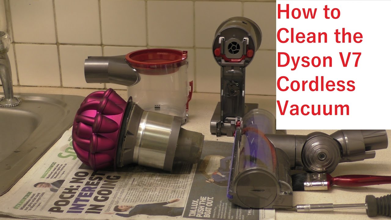 How to Clean a Dyson V7 Stick Vacuum