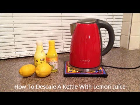 How to Clean an Electric Kettle With Lemon Juice