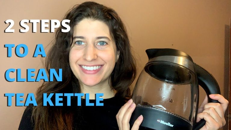 How to Clean Glass Electric Kettle